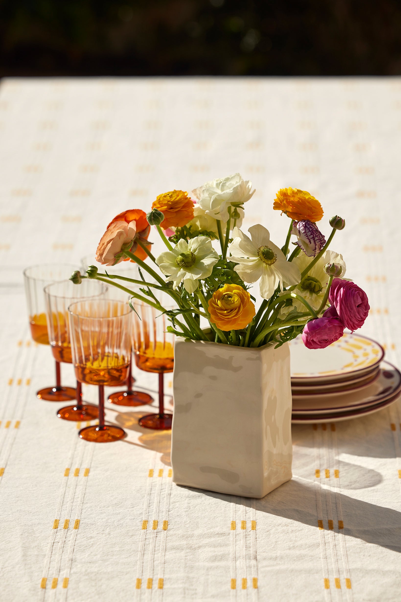 Vase Nomad - Ecru design, céramique Maison Sarah Lavoine Ecru Céramique  11 cm 18 cm 5