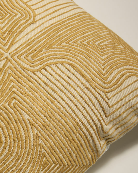 Coussin Onda - Ocre