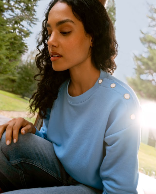 Passy sky blue sweatshirt