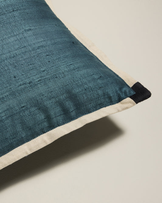Coussin Séquence 2 en 1 - Bleu Sarah/Forêt