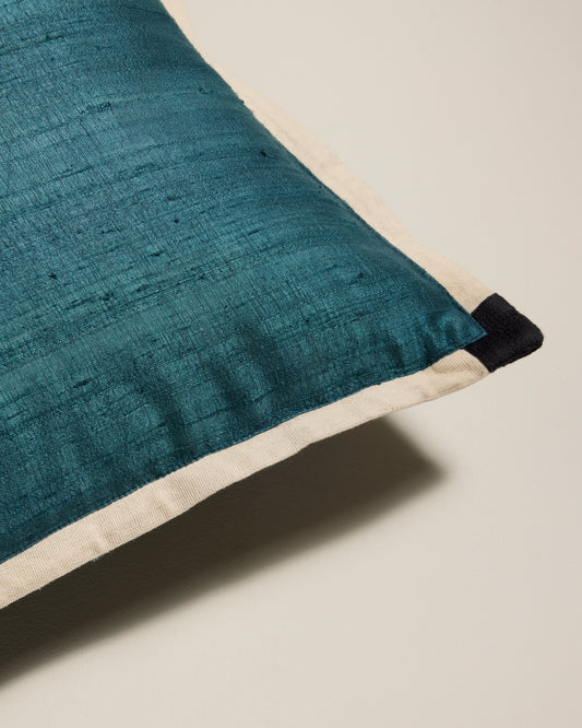 Coussin Séquence 2 en 1 - Bleu Sarah/Forêt