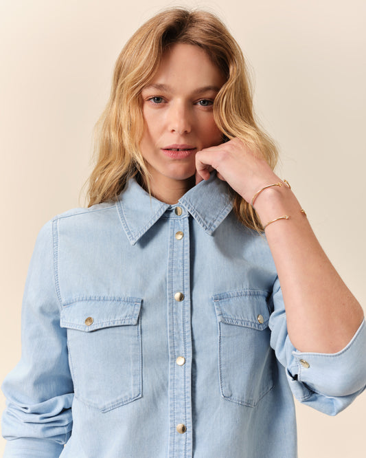 Chemise Elysée - Bleu Glacier