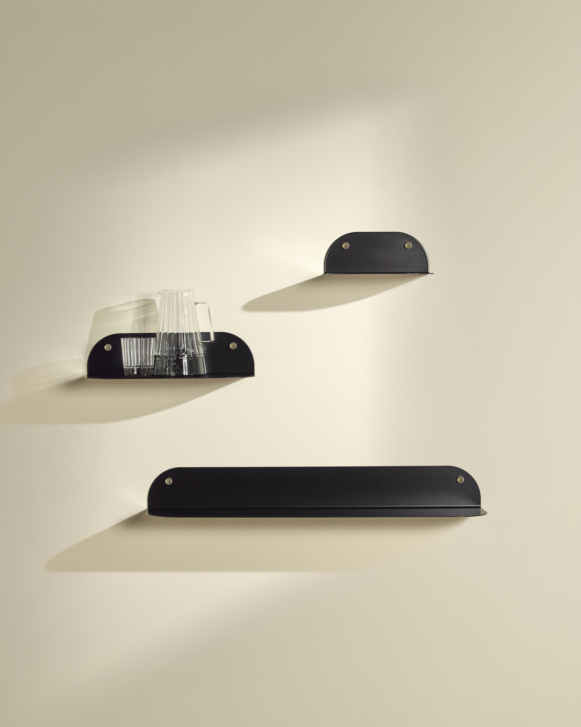 Etagère Murale Tokyo - Noir design Maison Sarah Lavoine Noir Acier 80 cm 10 cm 5