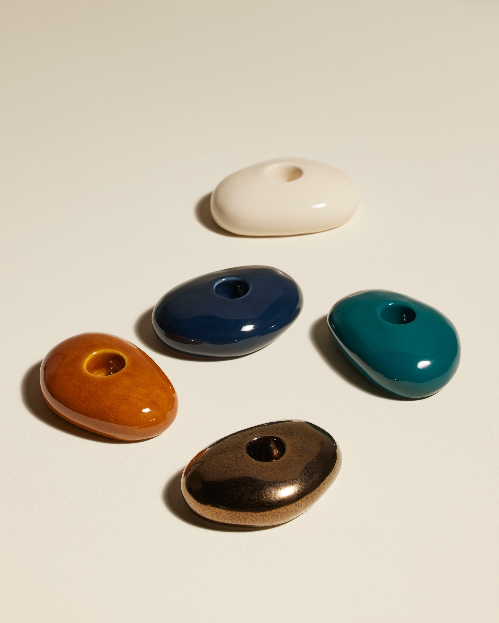 Bougeoir Stone - Mordoré design Maison Sarah Lavoine Mordoré Céramique 10 cm 3,5 cm  3