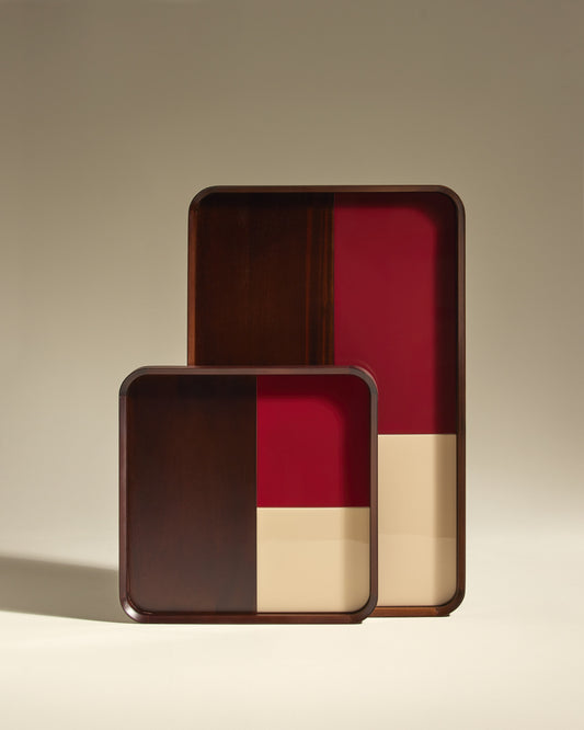 Plateau Sicilia - Carmin design Maison Sarah Lavoine Carmin Bois 60 cm 3