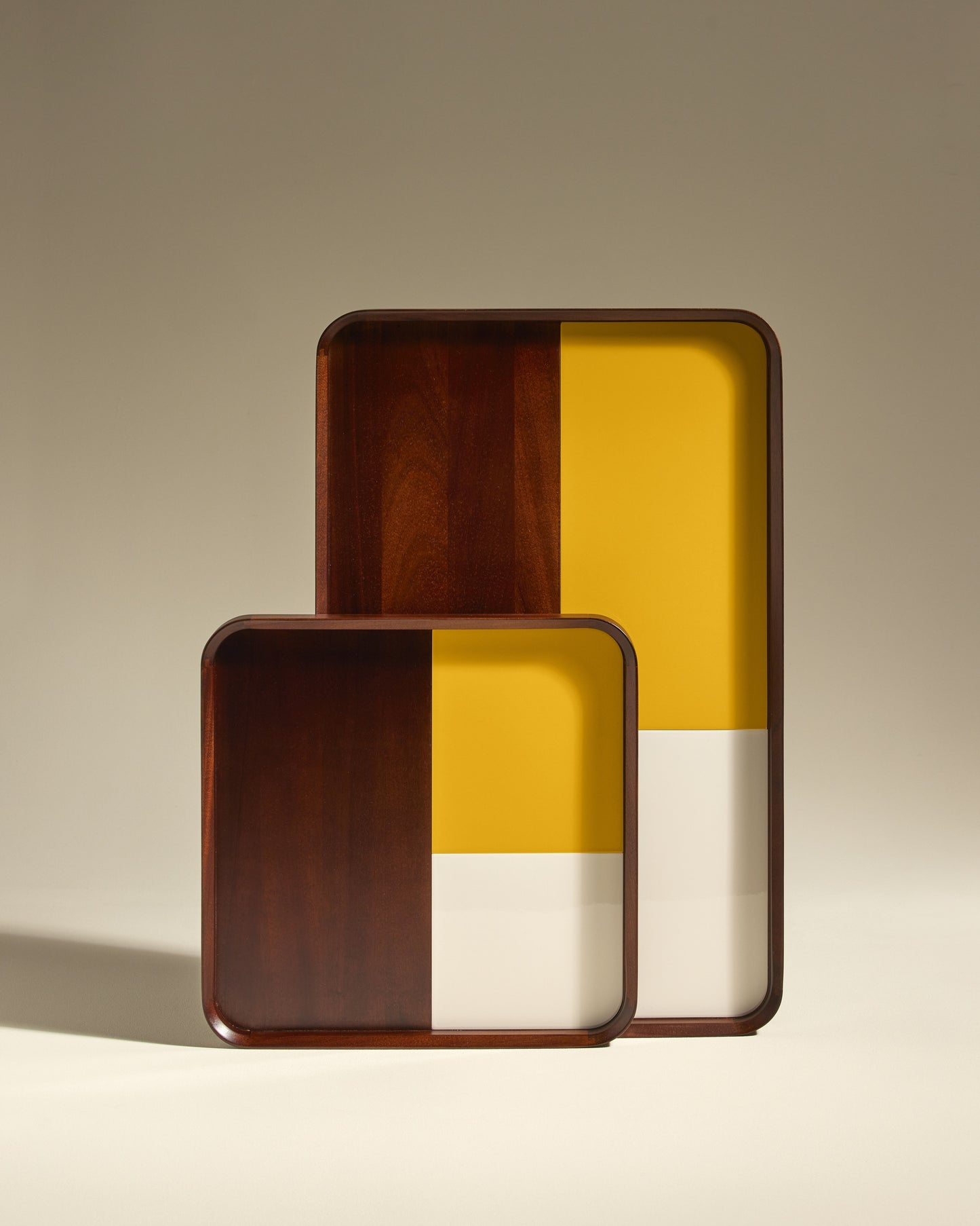 Plateau Sicilia - Ocre design Maison Sarah Lavoine Ocre Bois 60 cm 3