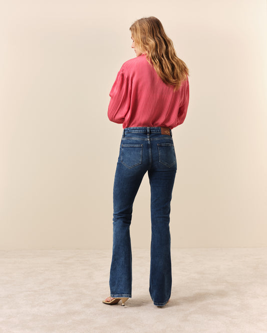 Jean flare John - Dark Blue