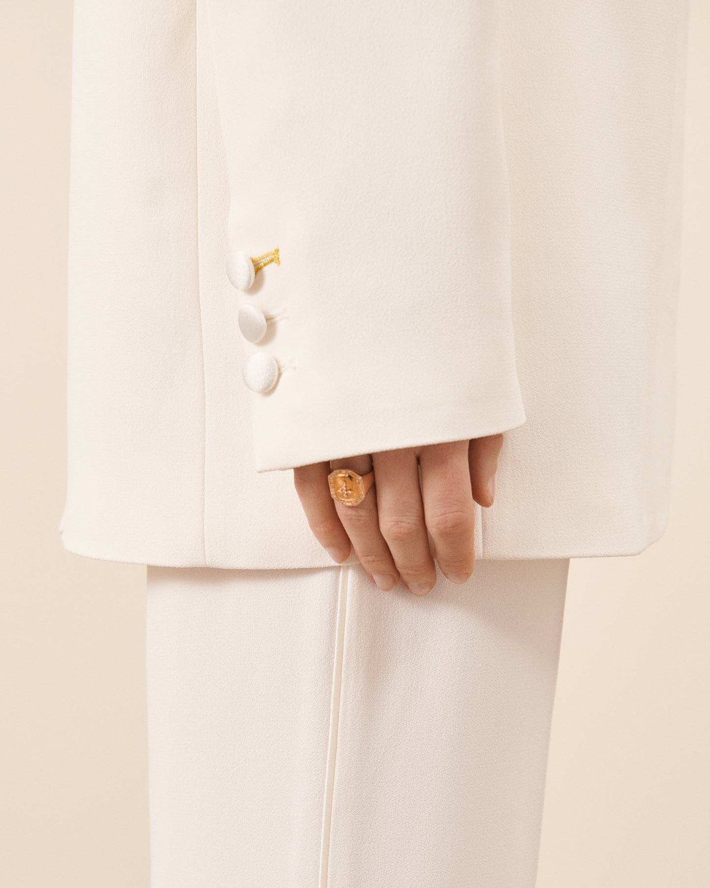 Veste Faubourg - Blanc chic Maison Sarah Lavoine Blanc Acetate 3