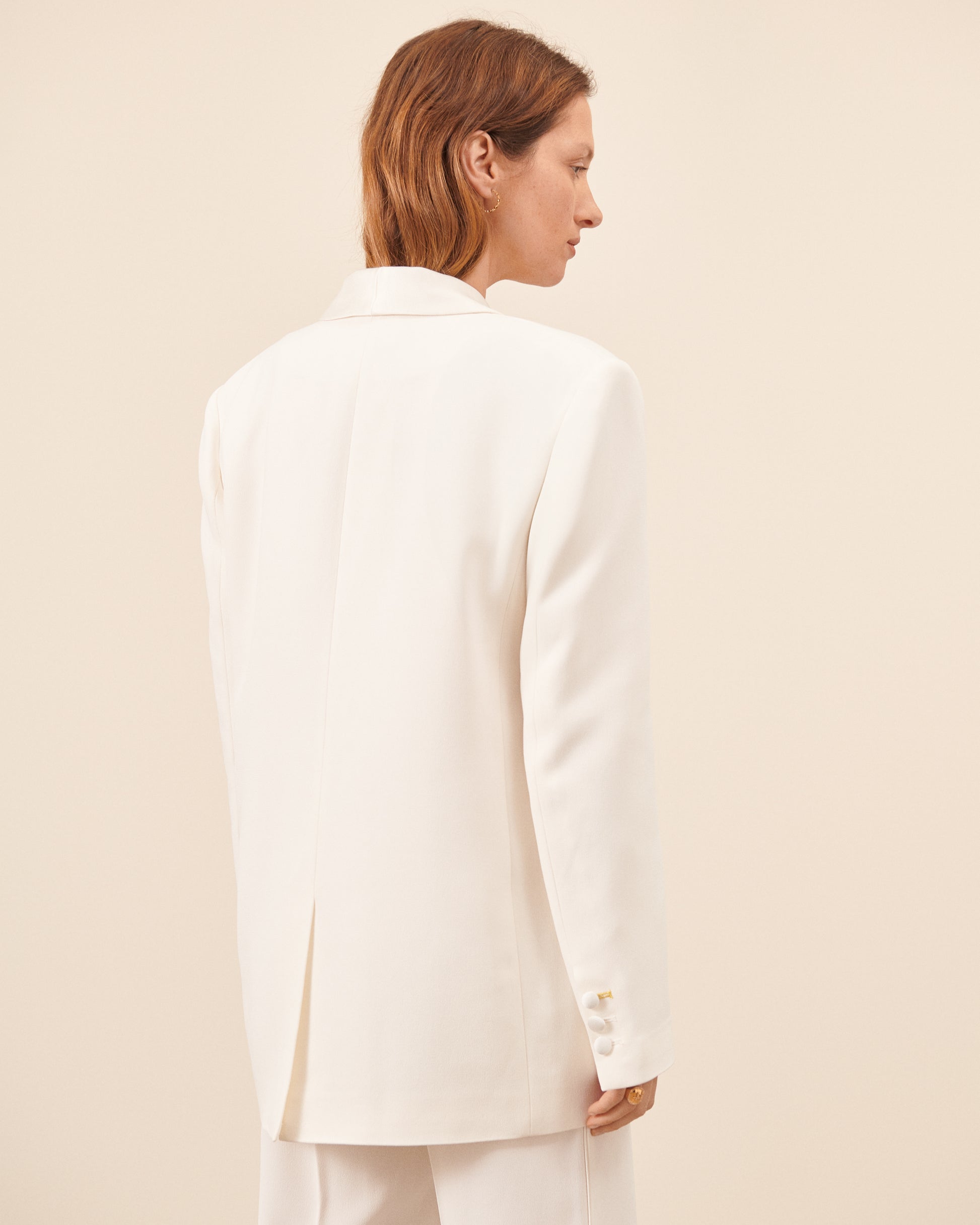 Veste Faubourg - Blanc chic Maison Sarah Lavoine Blanc Acetate    4