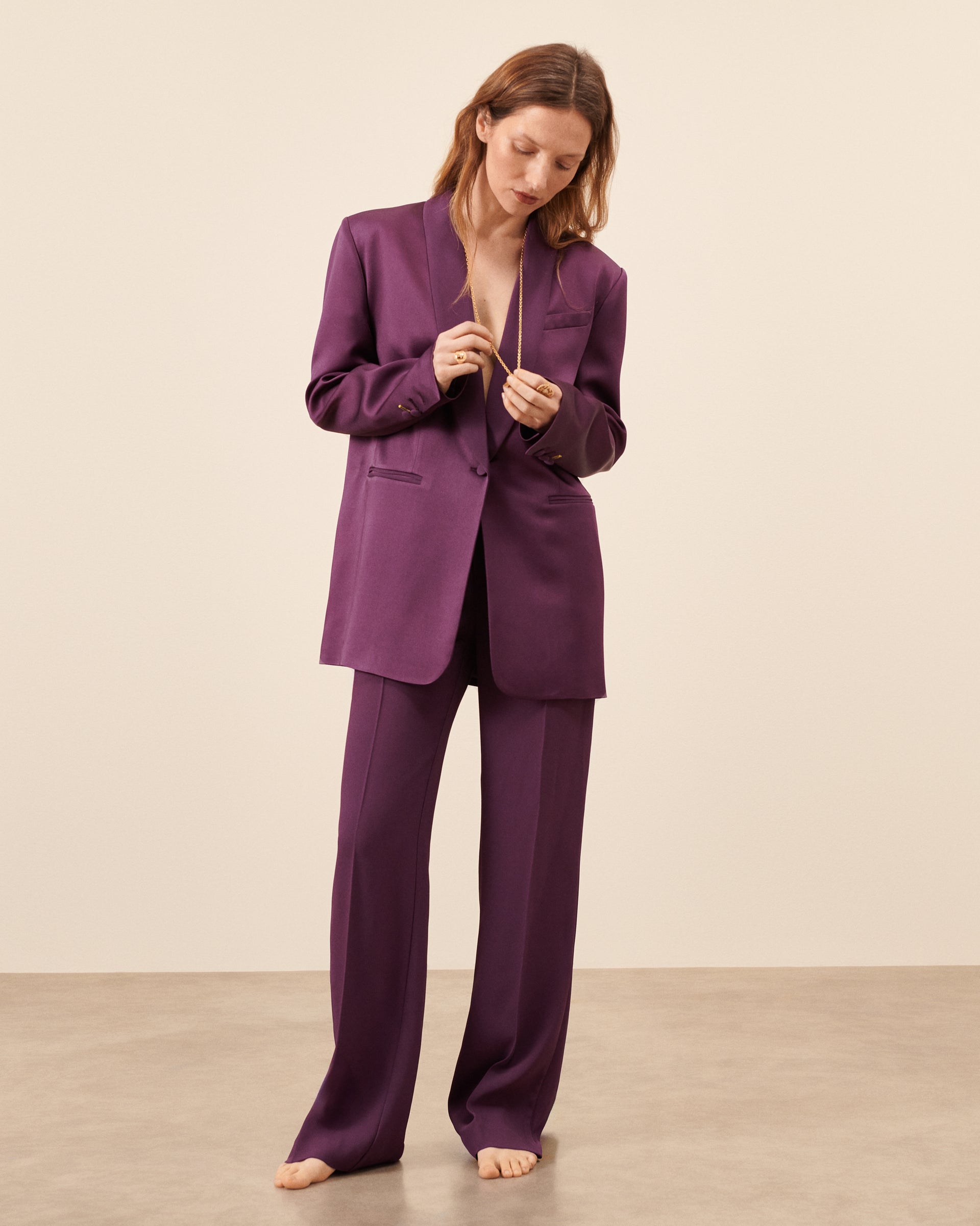 Veste de smoking Faubourg - Dahlia chic Maison Sarah Lavoine Dahlia Acetate 3