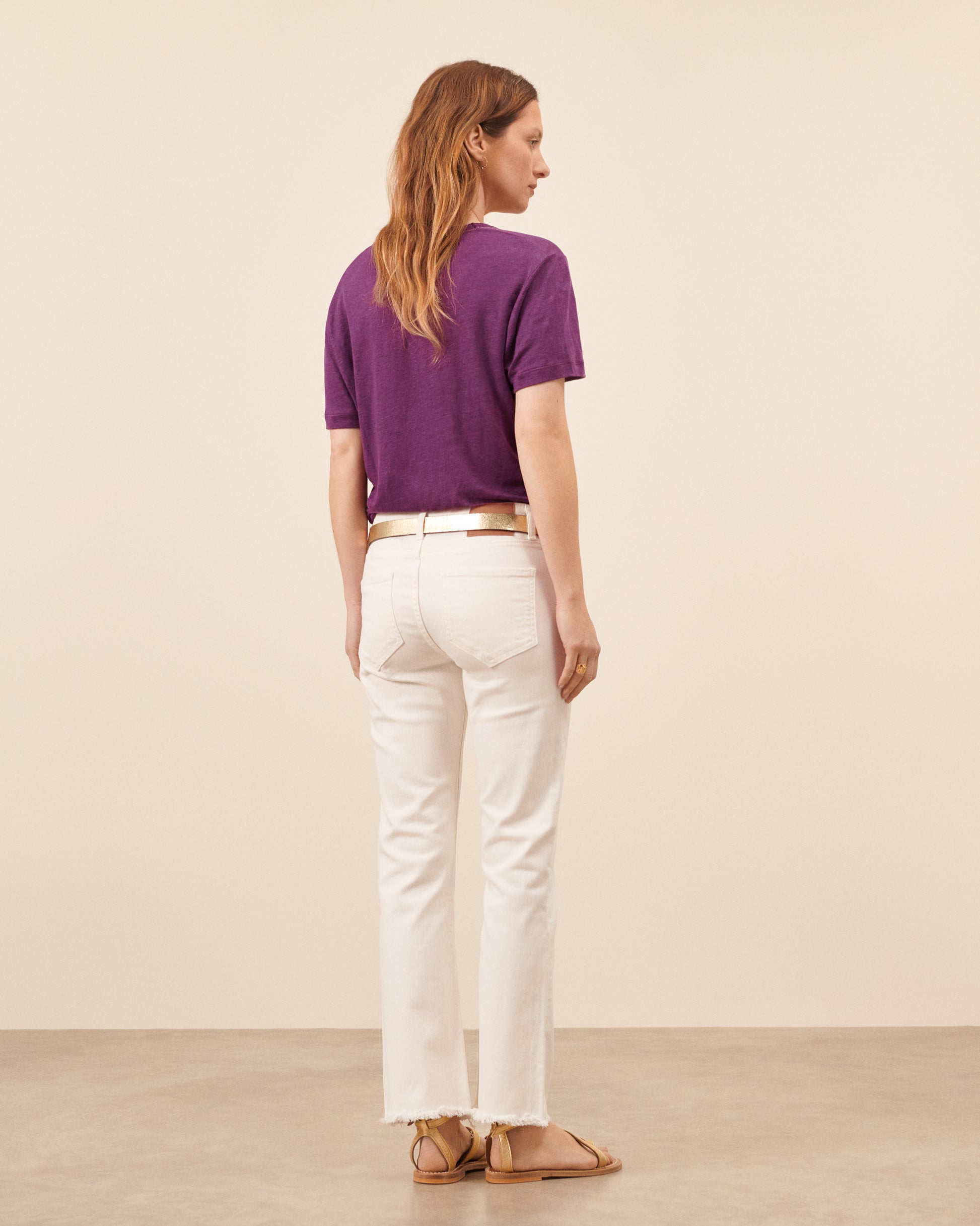 T-Shirt Salin - Dahlia tendance Maison Sarah Lavoine Dahlia Lin    3