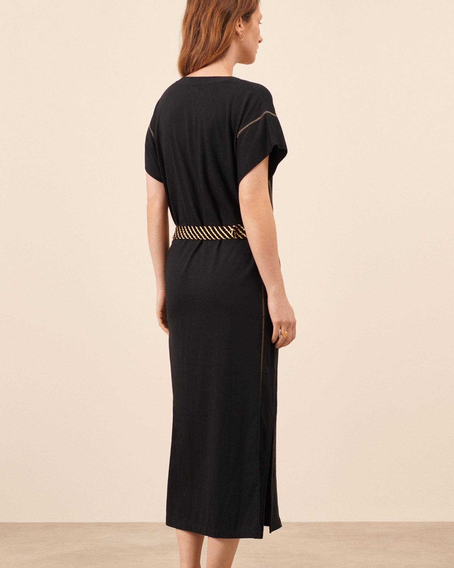 Robe Paros - Noir chic Maison Sarah Lavoine Noir Coton    2