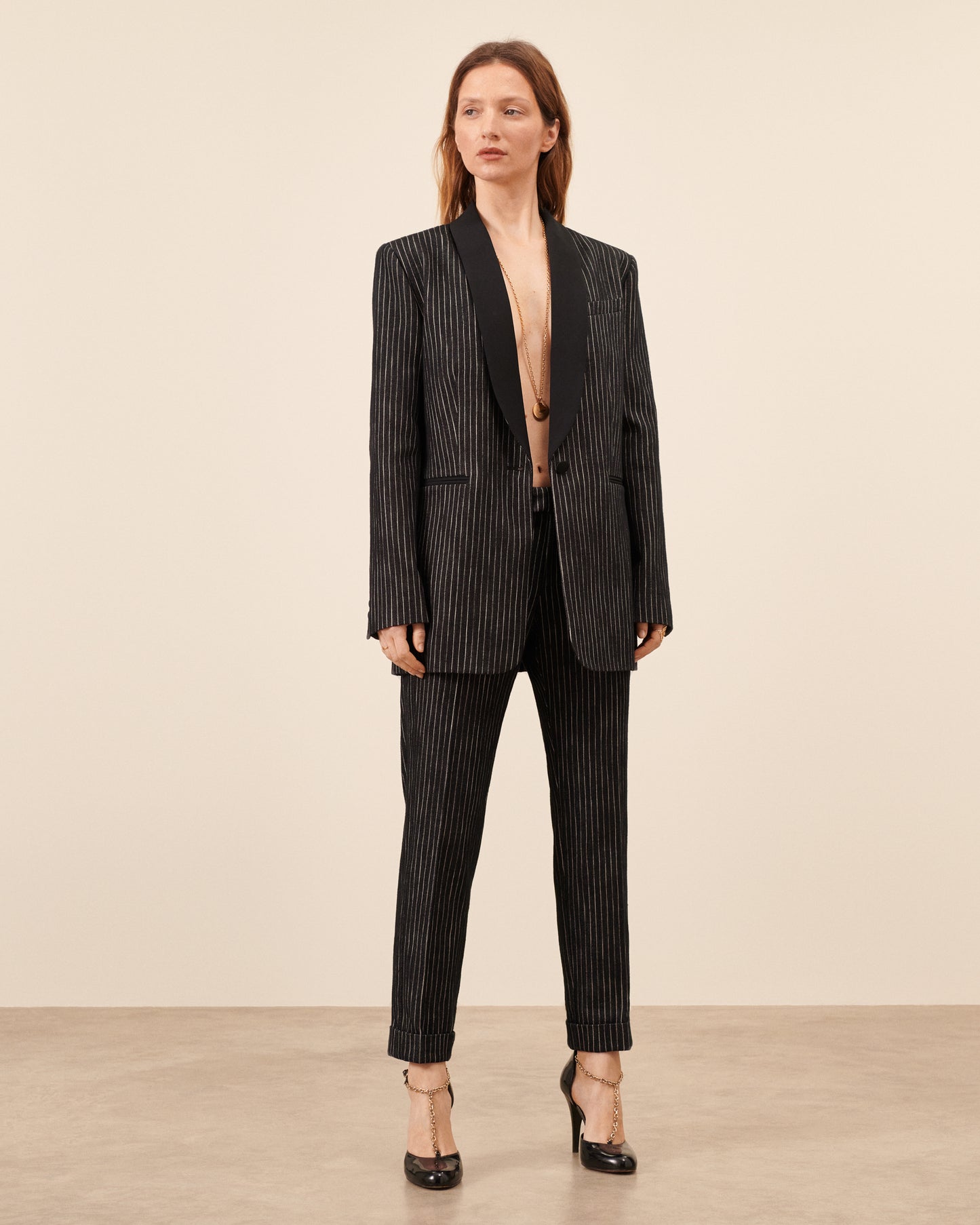 Veste Ambroise - Noir chic Maison Sarah Lavoine Noir / Blanc Coton    5