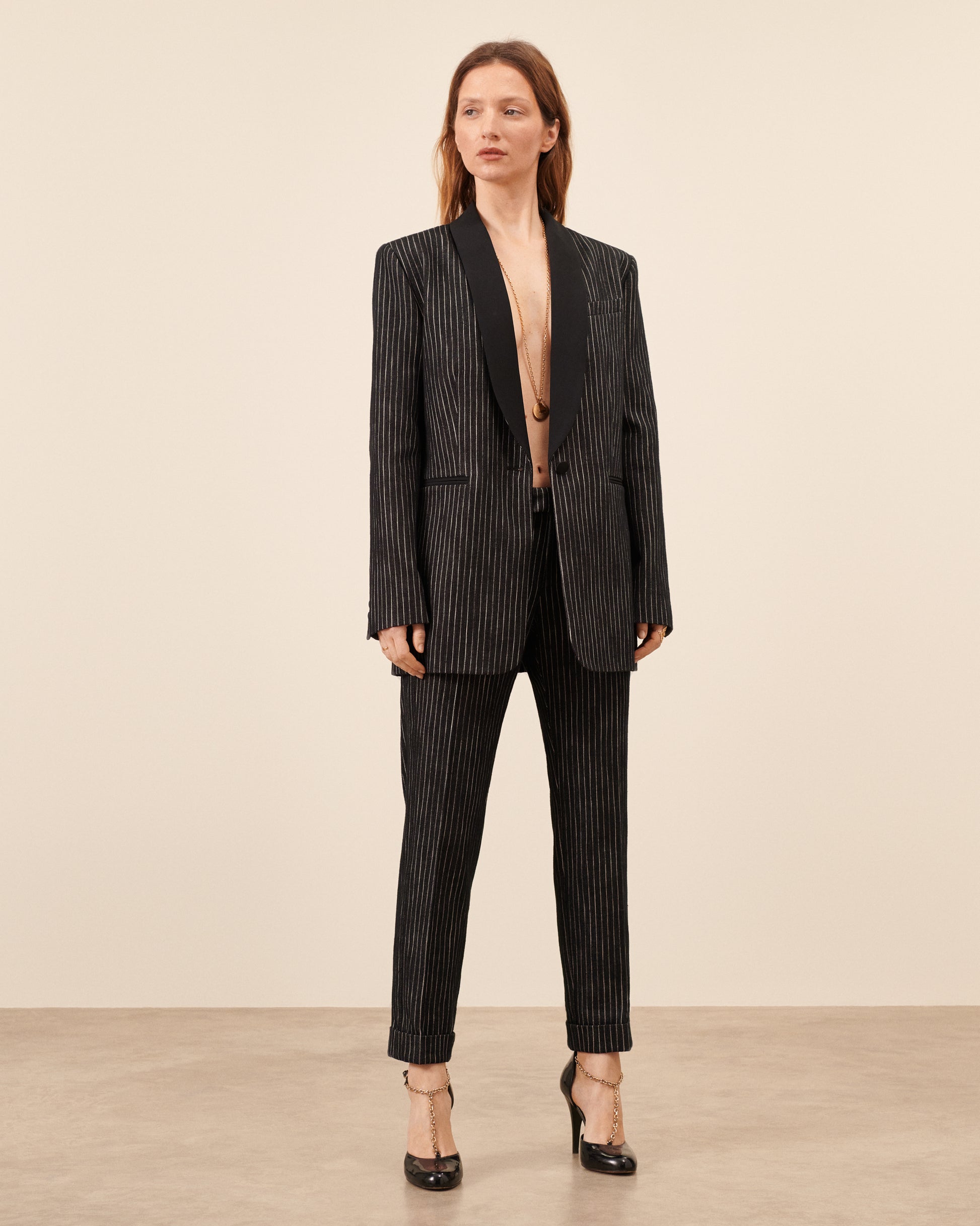 Veste Ambroise - Noir chic Maison Sarah Lavoine Noir / Blanc Coton    5