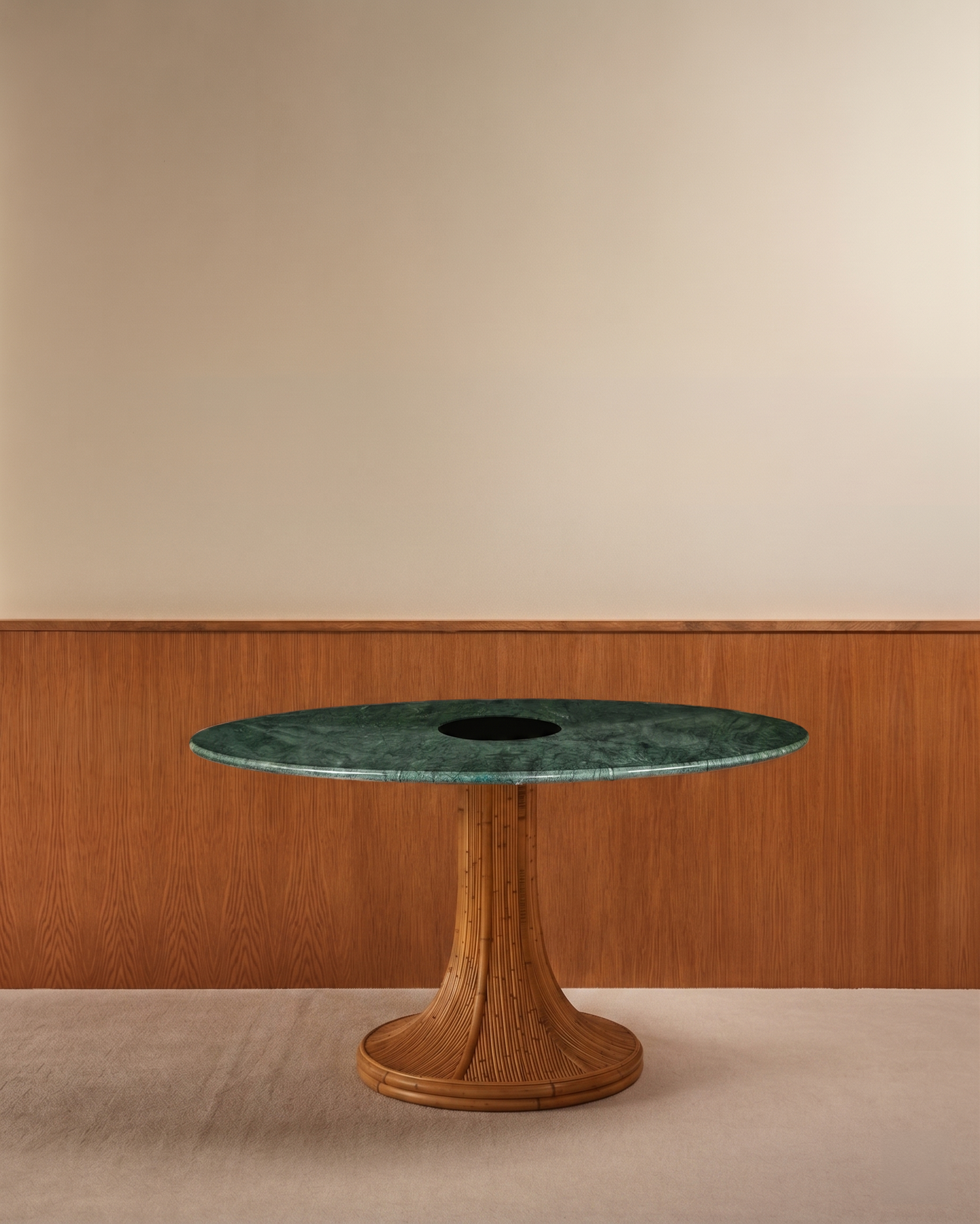Table Riviera - Naturel / Marbre Vert