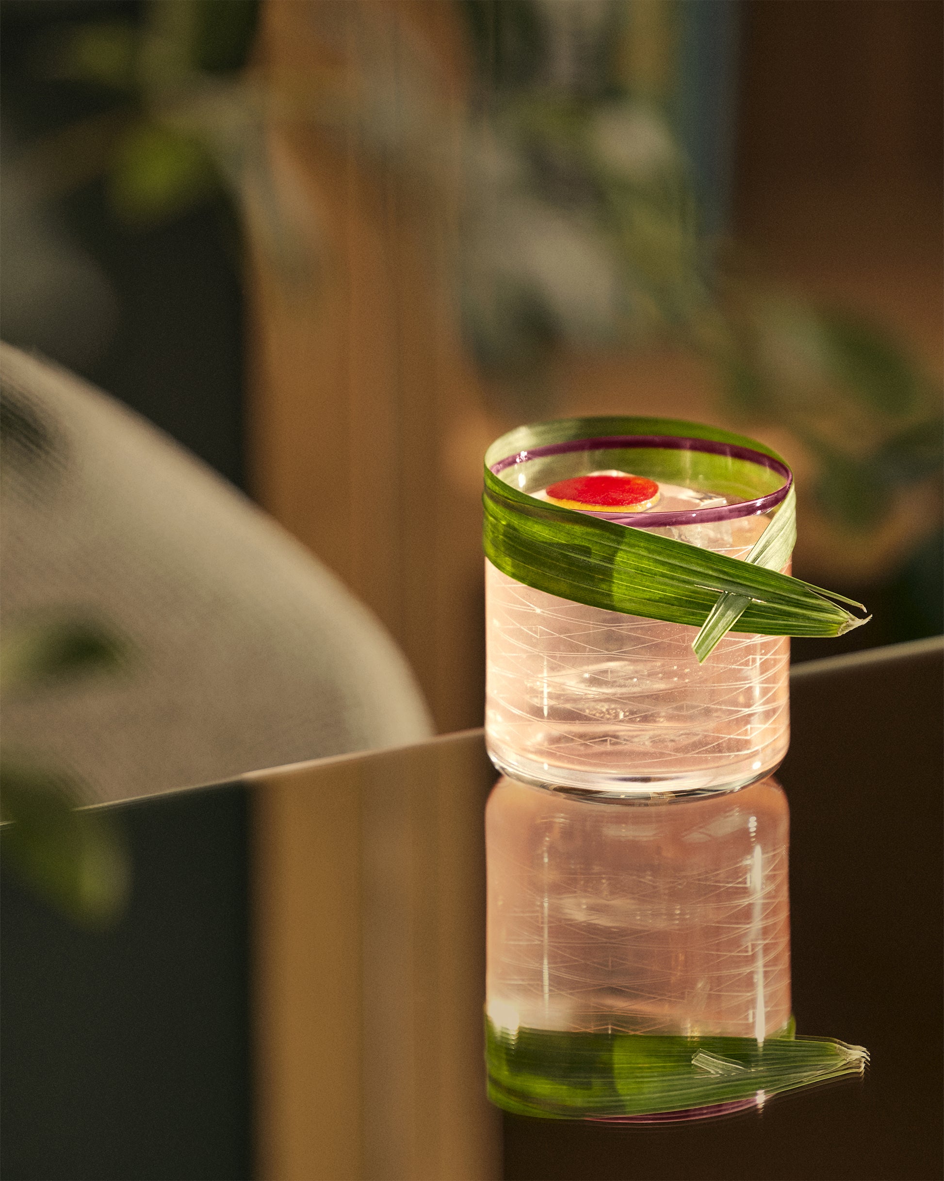 Coffret x2 Verres Old Fashioned - Aubergine design Maison Sarah Lavoine Aubergine Verre  8,8 cm 5