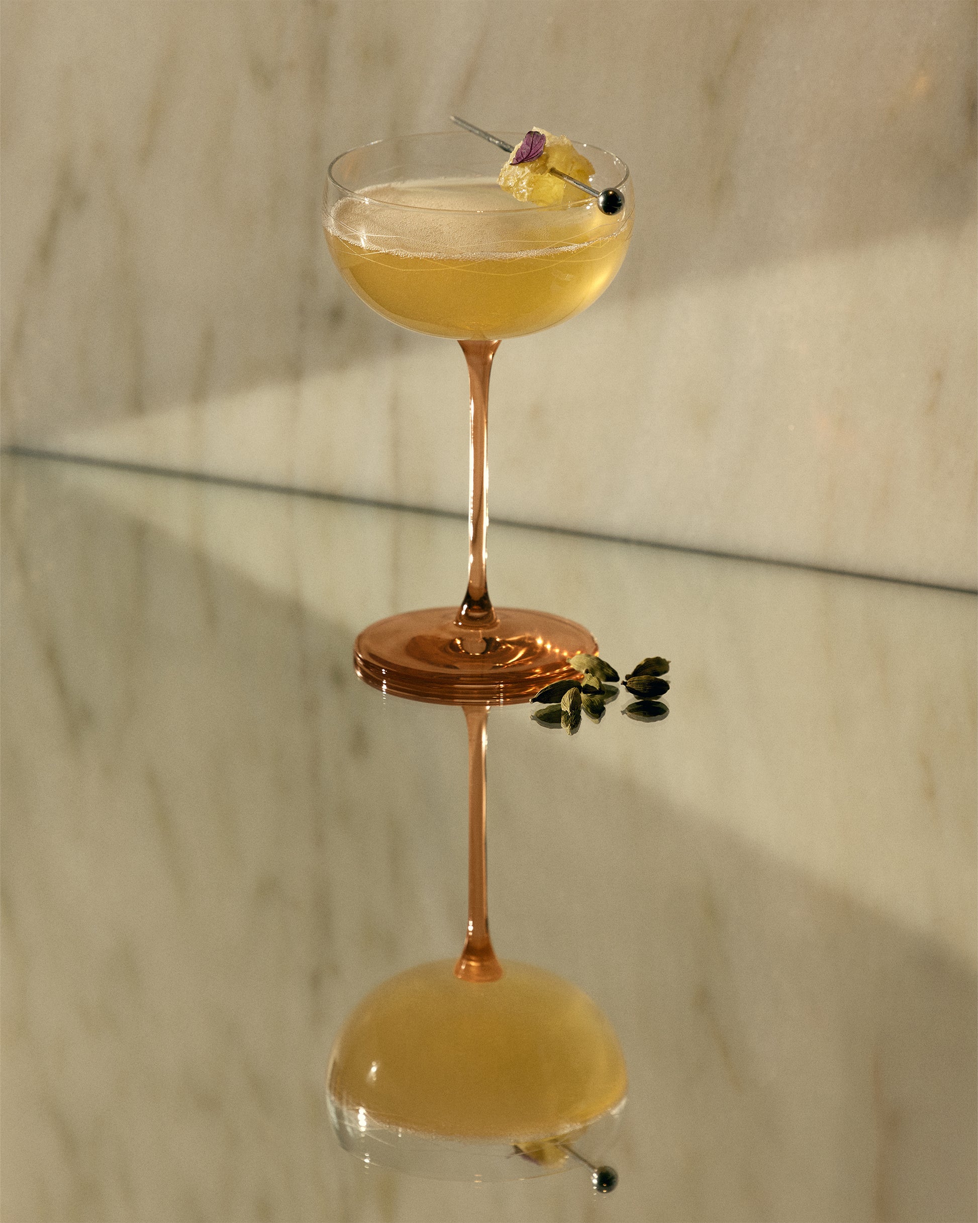 Coffret x2 Coupes Martini - Fauve design Maison Sarah Lavoine Fauve Verre  12 cm 3