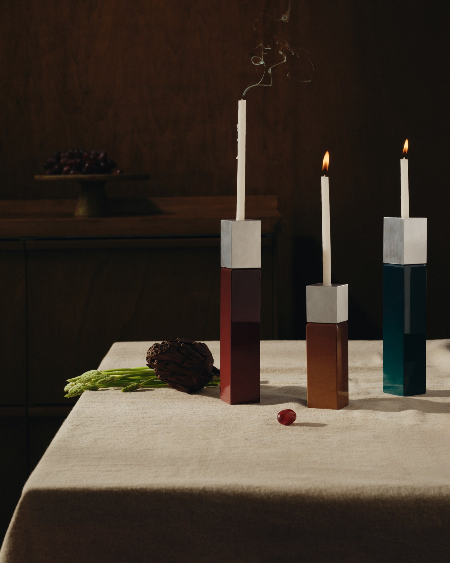 Oscar Candle Holder - Havana