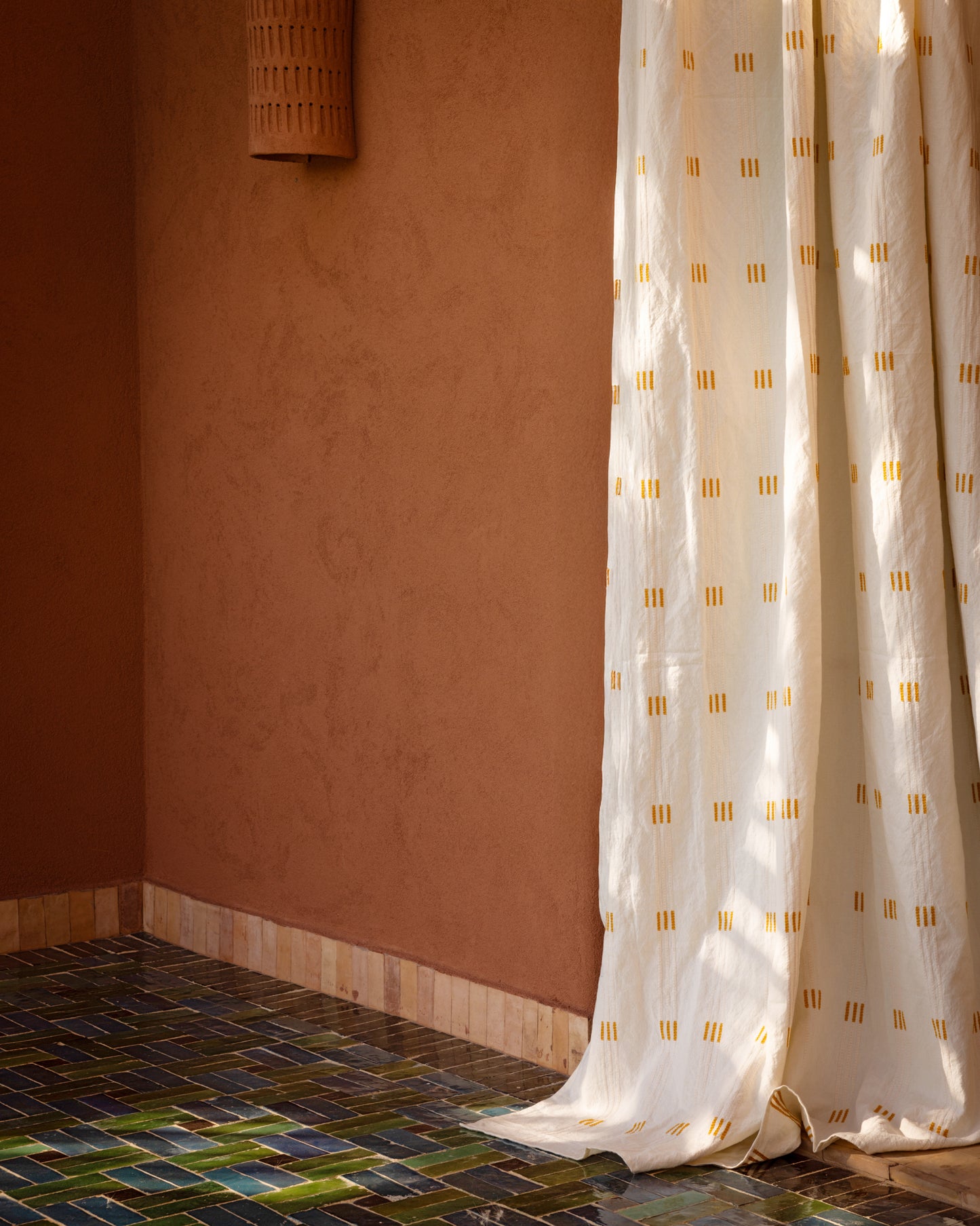 Nappe Rideau Escale - Désert haut de gamme Maison Sarah Lavoine Désert Coton  350 cm 175 cm 10