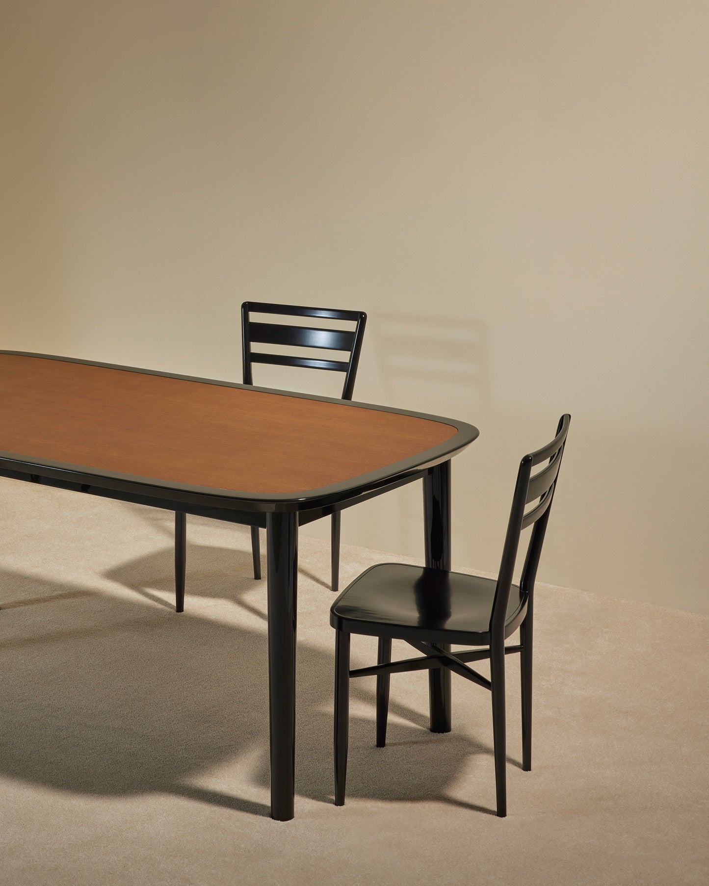 Table Equilibre - Noir design Maison Sarah Lavoine Noir Chêne  180 cm 75 cm 4