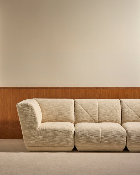 Chill Corner Chair - Ecru design Maison Sarah Lavoine Ecru Bouclé wool 4