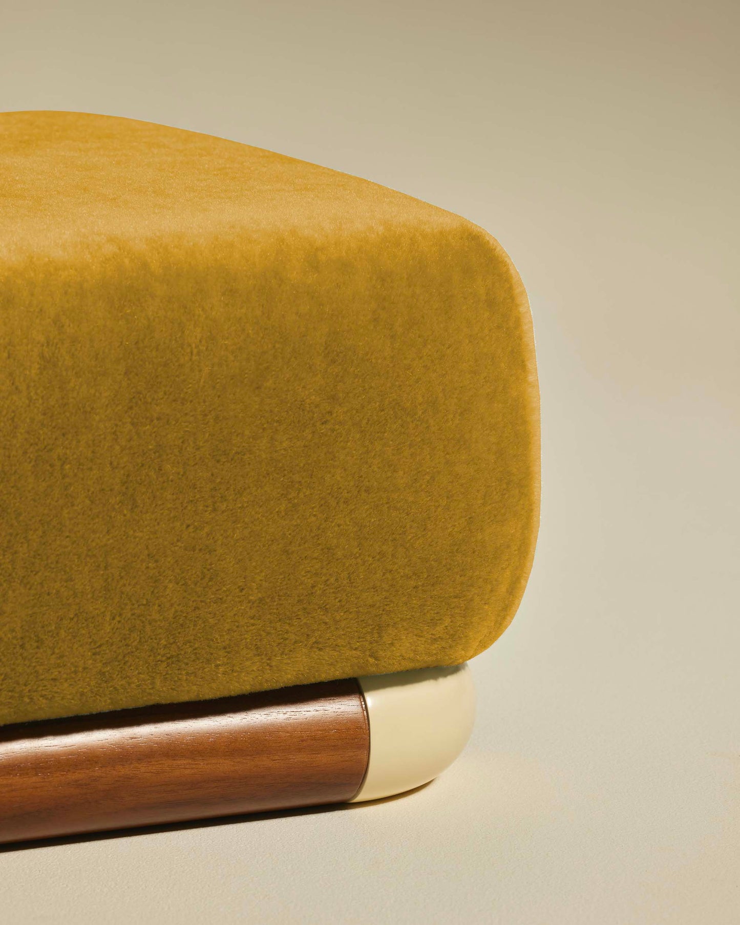 Petit Pouf Nico - Ocre