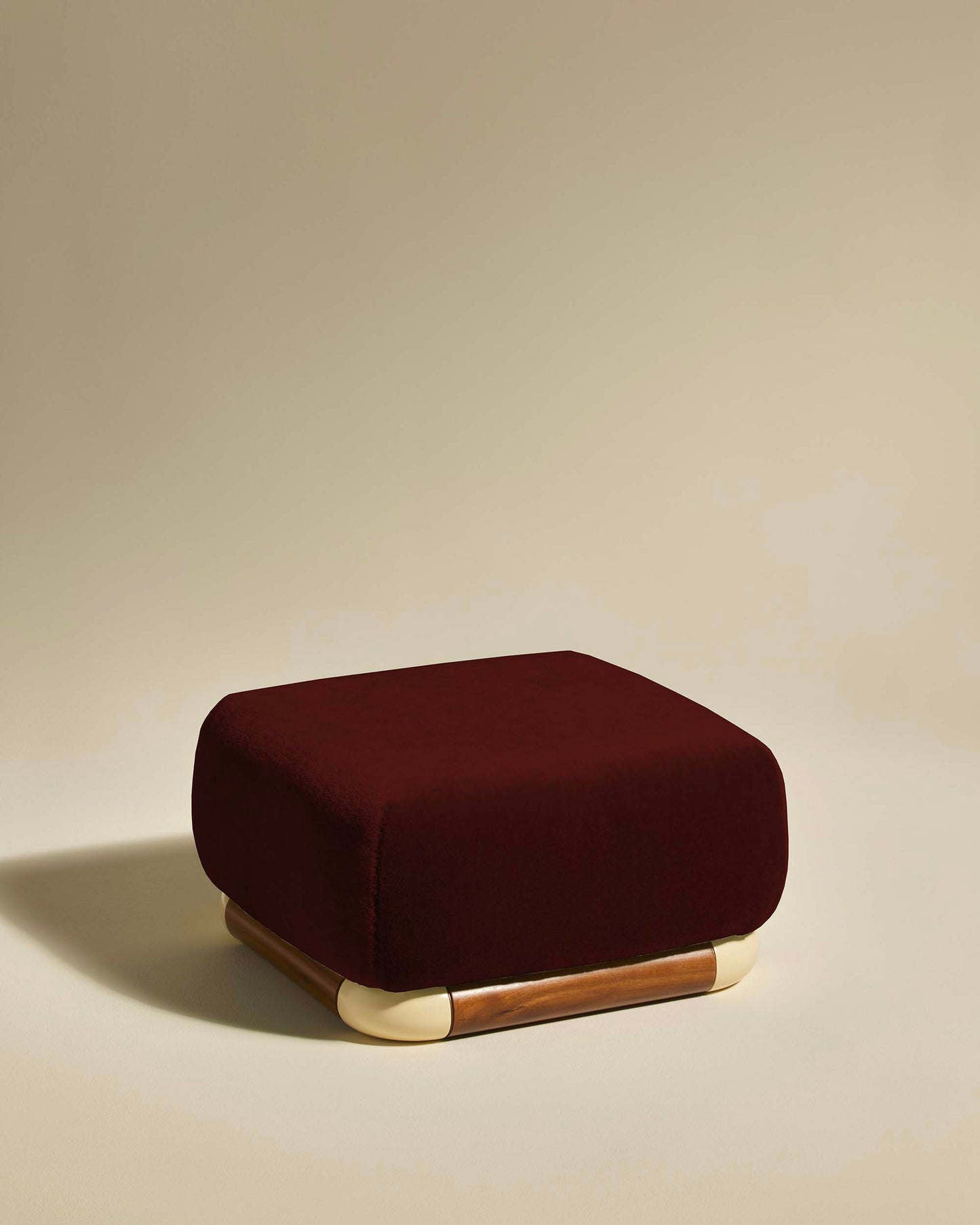 Petit Pouf Nico - Aubergine