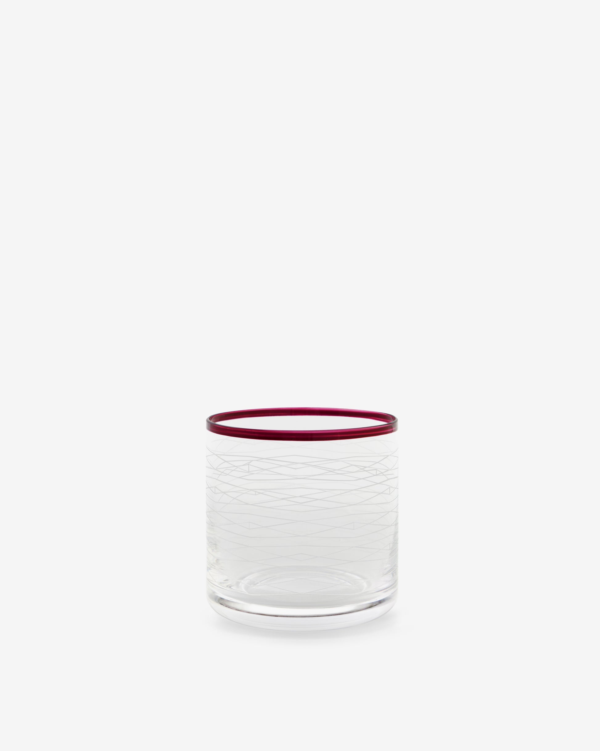 Coffret x2 Verres Old Fashioned - Aubergine design Maison Sarah Lavoine Aubergine Verre  8,8 cm 1