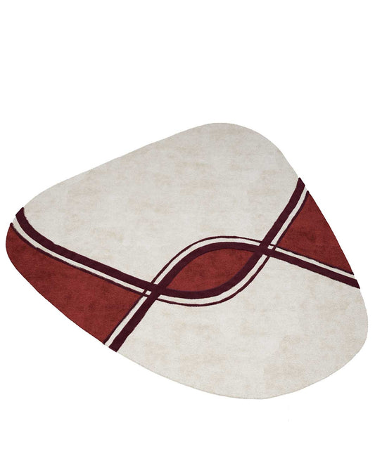 Tapis Twiggy - Aubergine design Maison Sarah Lavoine Aubergine Laine 250 cm 251 cm 2