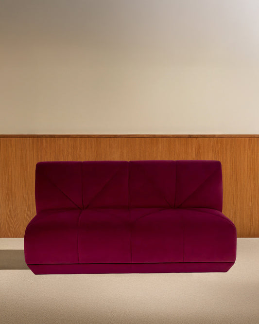 Divan Chill - Cassis design Maison Sarah Lavoine Cassis Velours 164 cm 83 cm 1