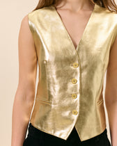 Gilet Mondor - Doré  3 - Mode Femme tendance