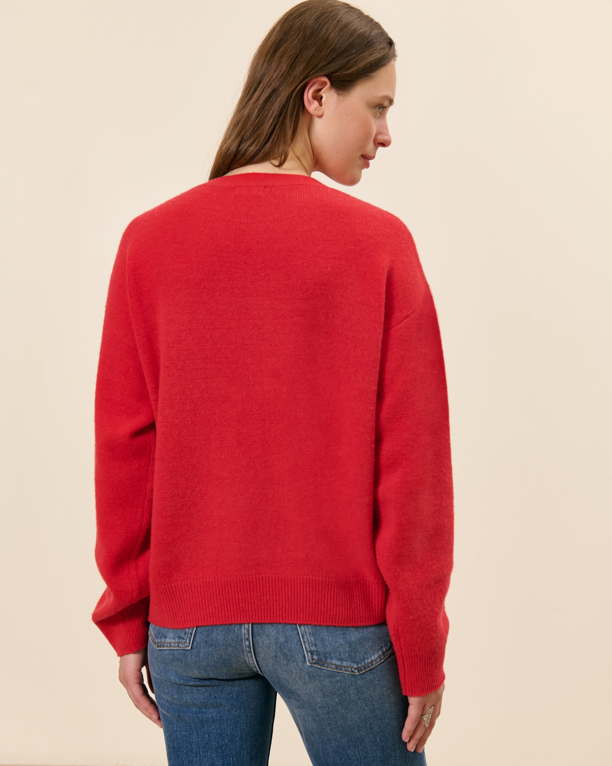 Pull Ranelagh - Rouge  3 - Mode Femme tendance