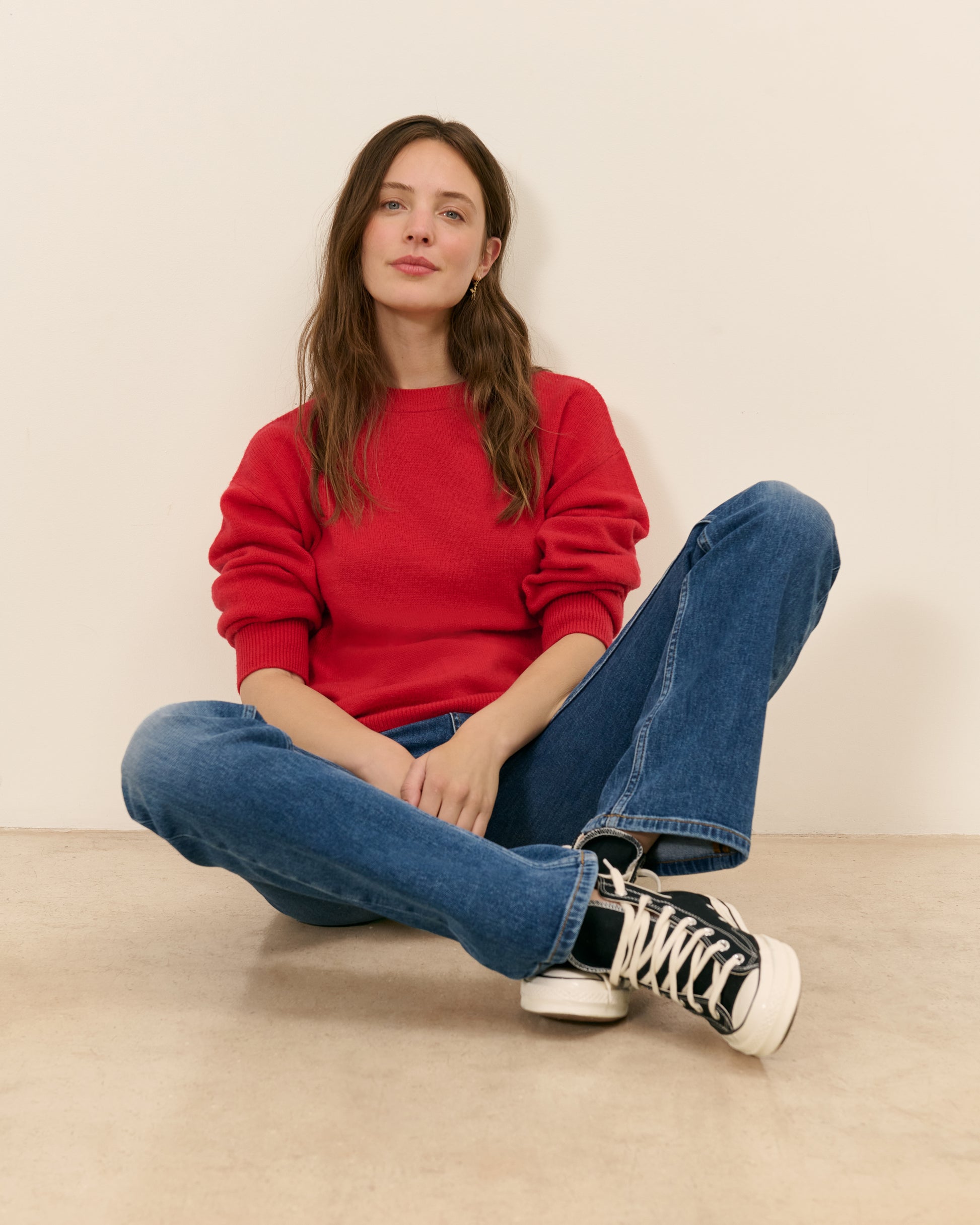 Pull Ranelagh - Rouge  5 - Mode Femme tendance