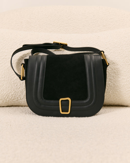 Sac Barth - Noir  Daim 1 - Mode Femme tendance