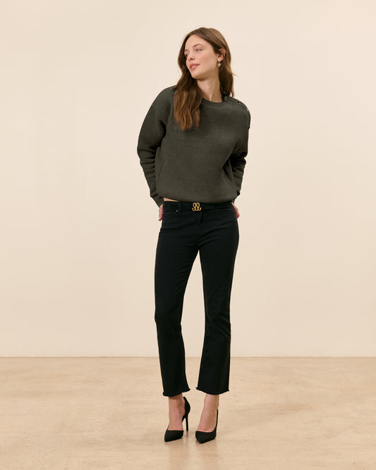 Sweat Passy - Kaki  5 - Mode Femme tendance