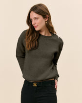 Sweat Passy - Kaki  3 - Mode Femme tendance