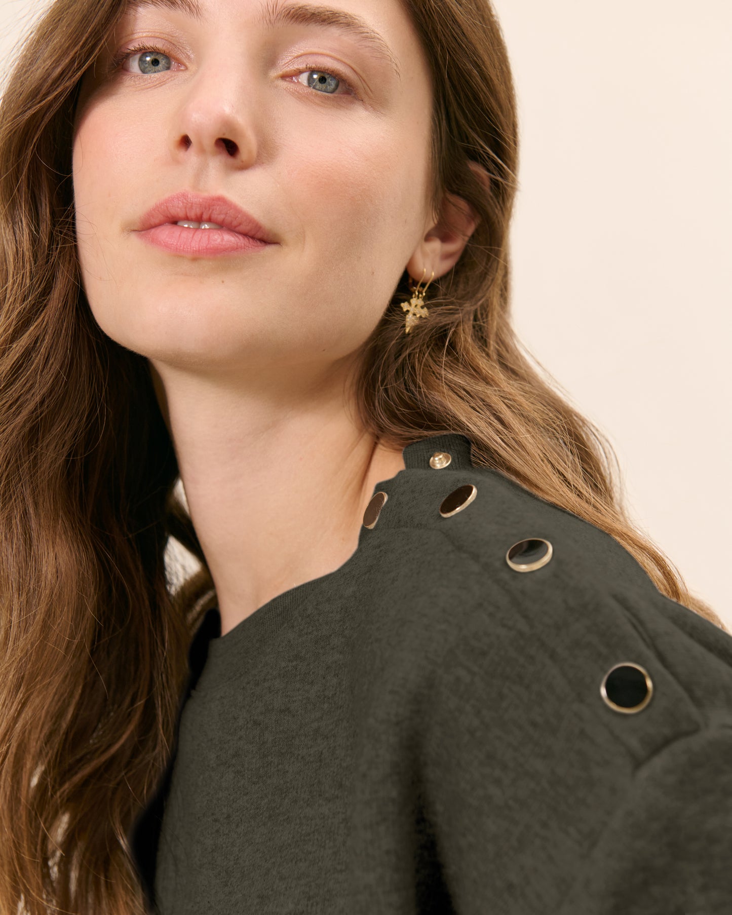 Sweat Passy - Kaki  2 - Mode Femme tendance