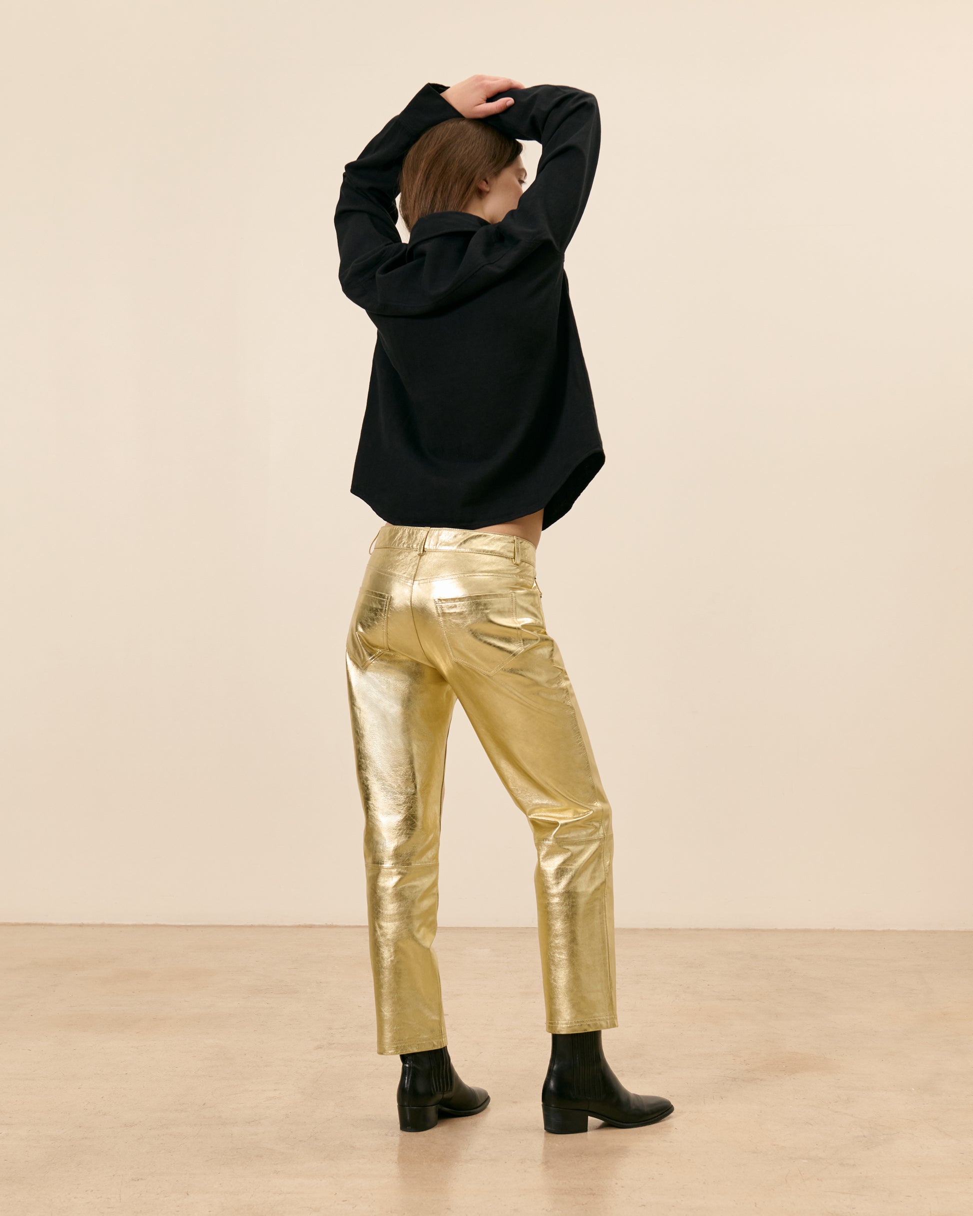 Pantalon Segur - Doré  4 - Mode Femme tendance