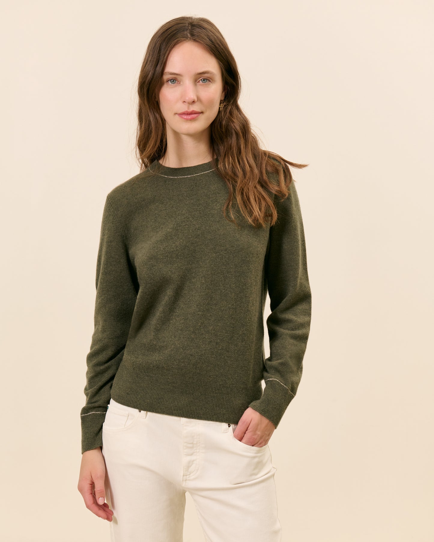 Pull Auteuil - Kaki  4 - Mode Femme tendance