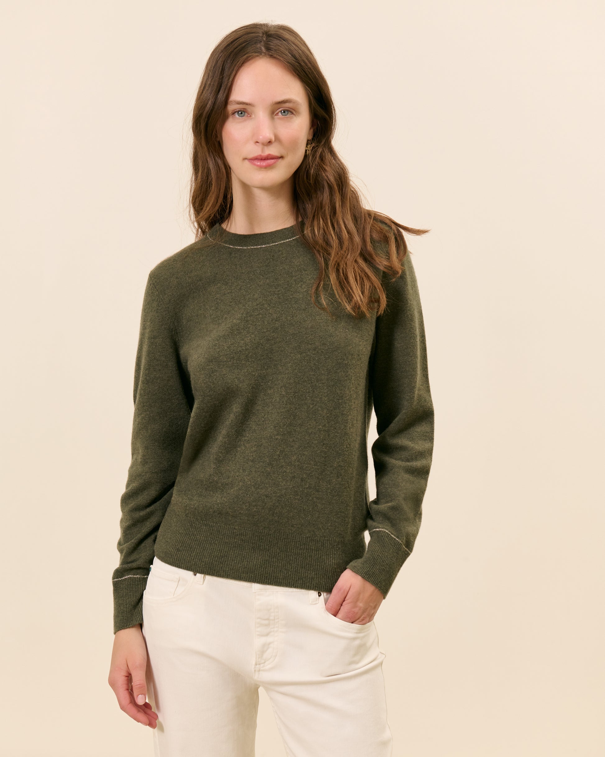 Pull Auteuil - Kaki  4 - Mode Femme tendance