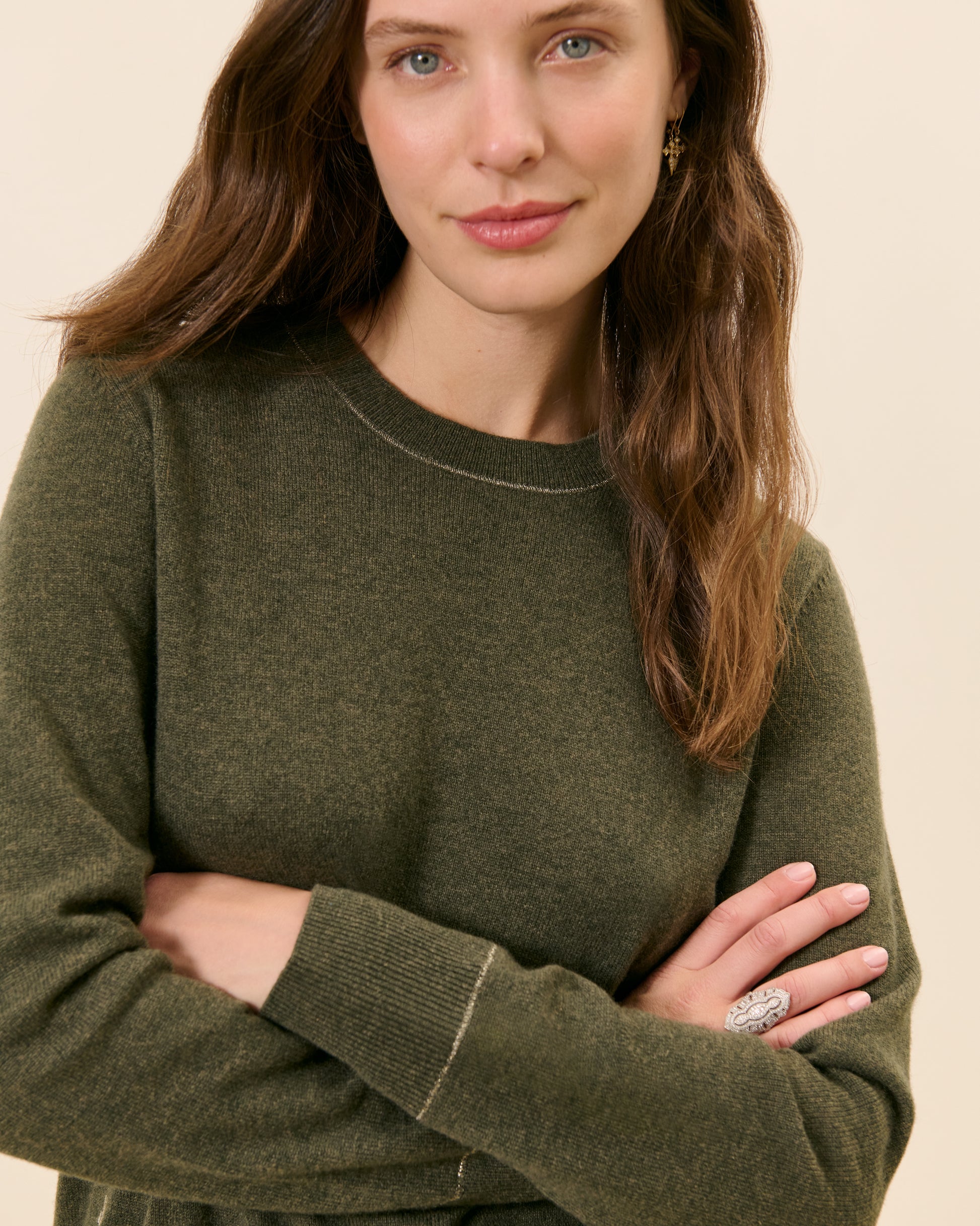 Pull Auteuil - Kaki  2 - Mode Femme tendance