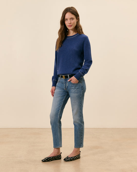 Pull Auteuil - Bleu  4 - Mode Femme tendance
