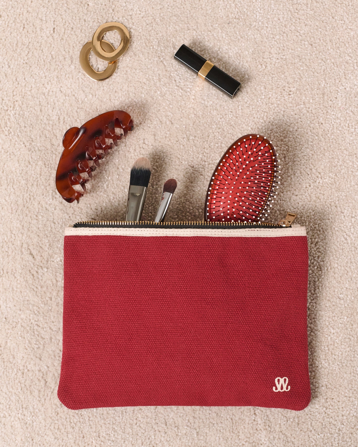 Pochette Iris - Aubergine