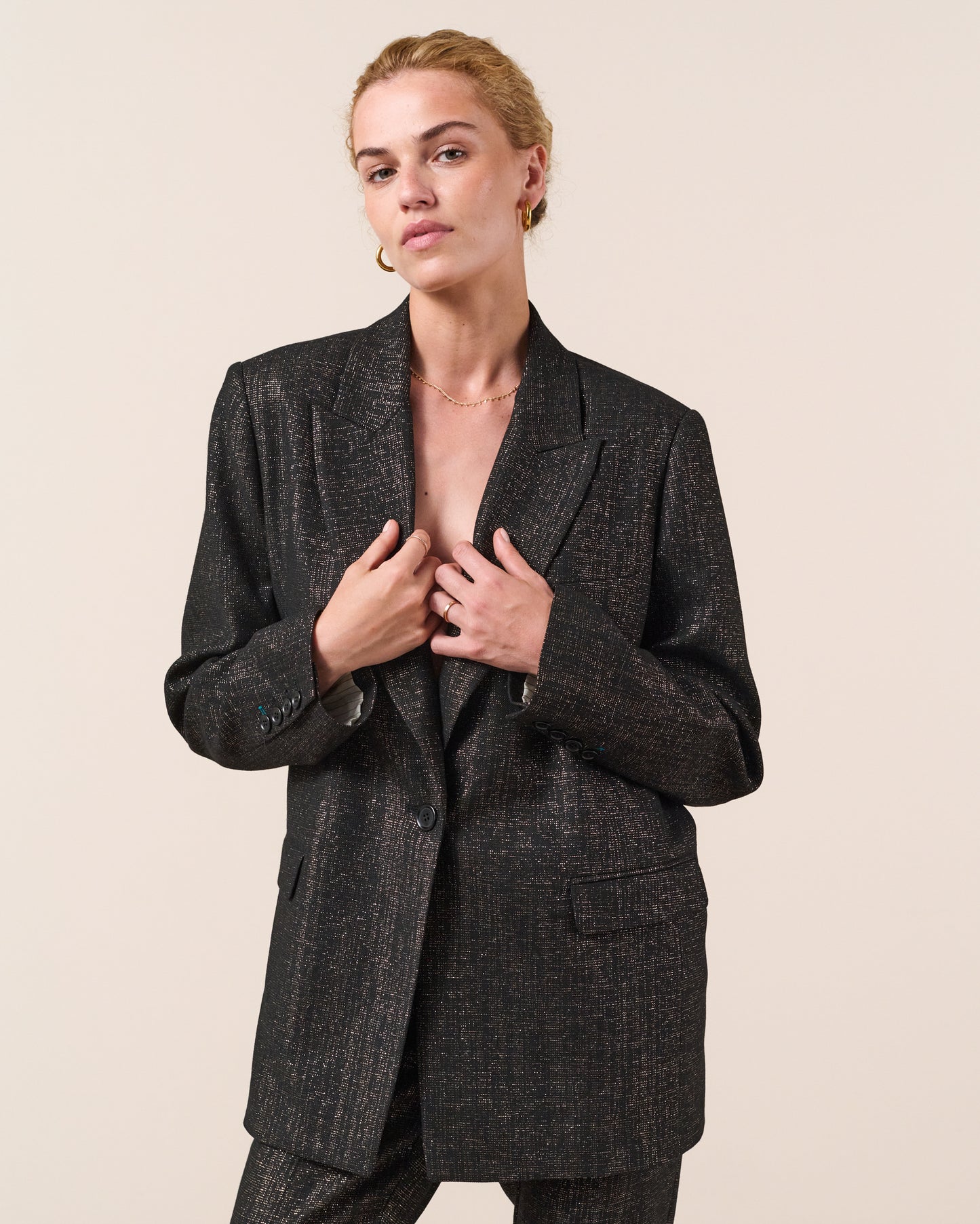 Veste Alesia - Noir Or