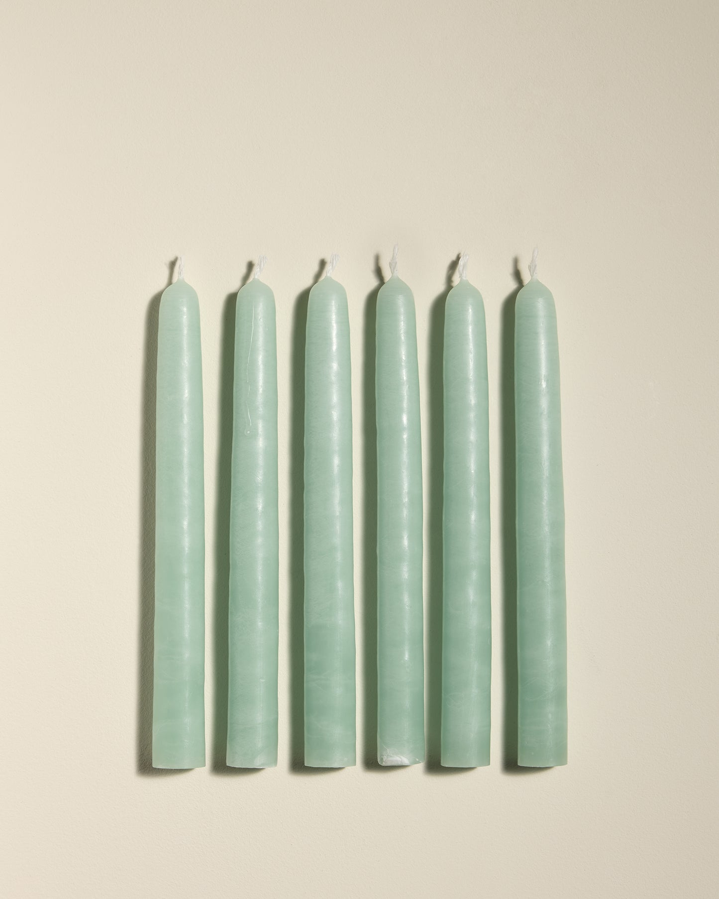 Candles X6pcs jade d2.2h20