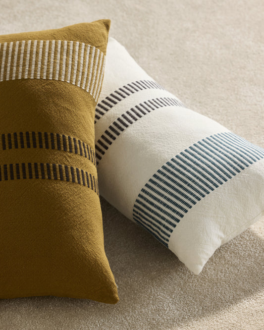 Coussin Passage - Ocre