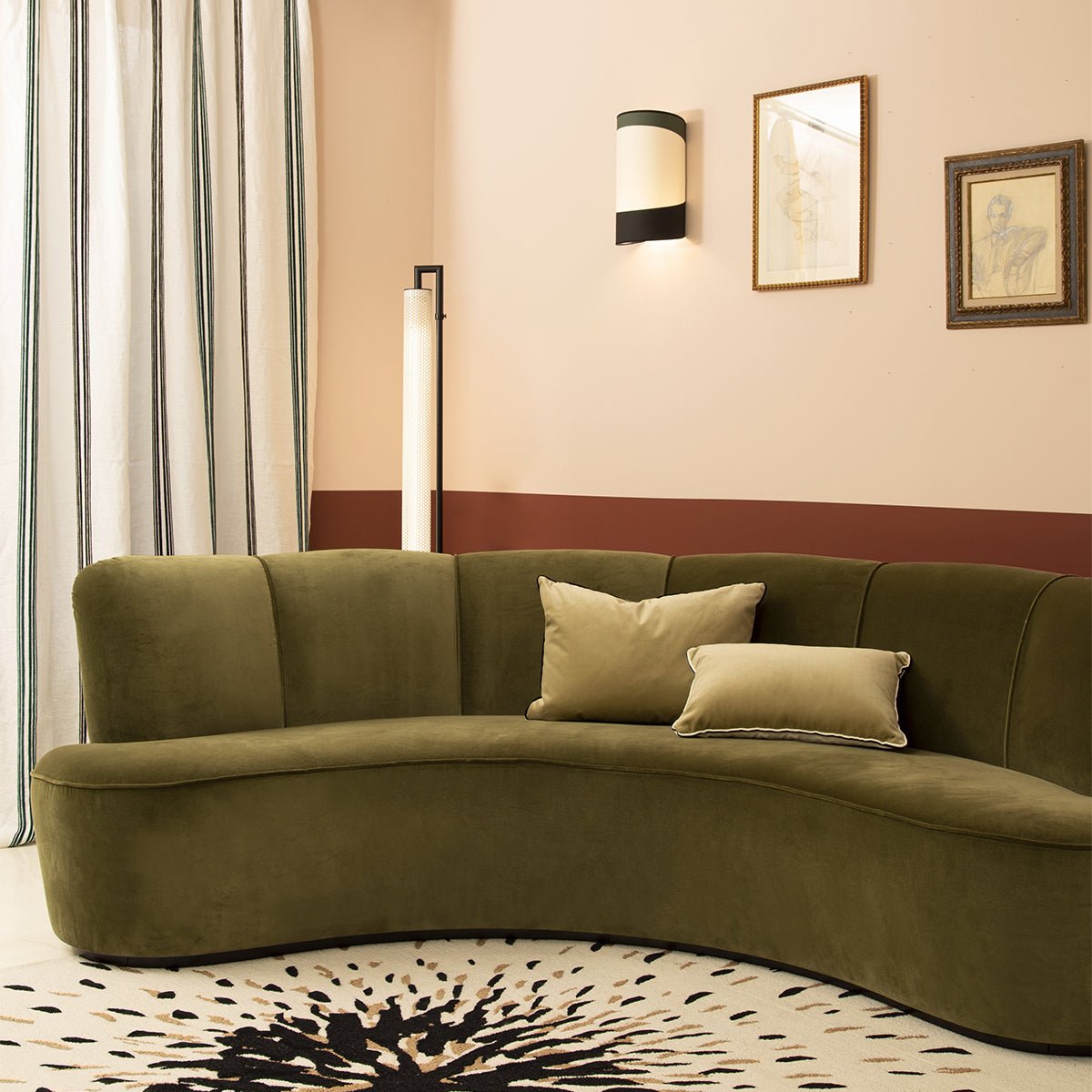 Eclipse Wall Light - Forest Green