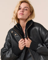 Blouson Alma Fourrure - Noir