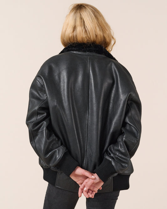 Blouson Alma Fourrure - Noir