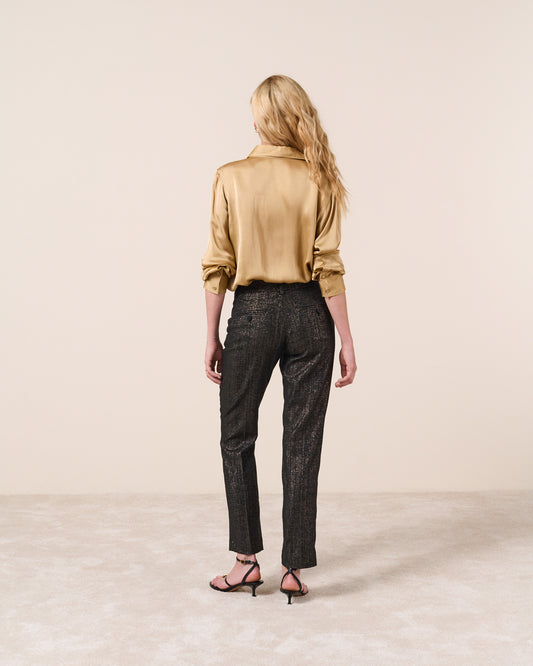 Pantalon Richelieu - Noir Or